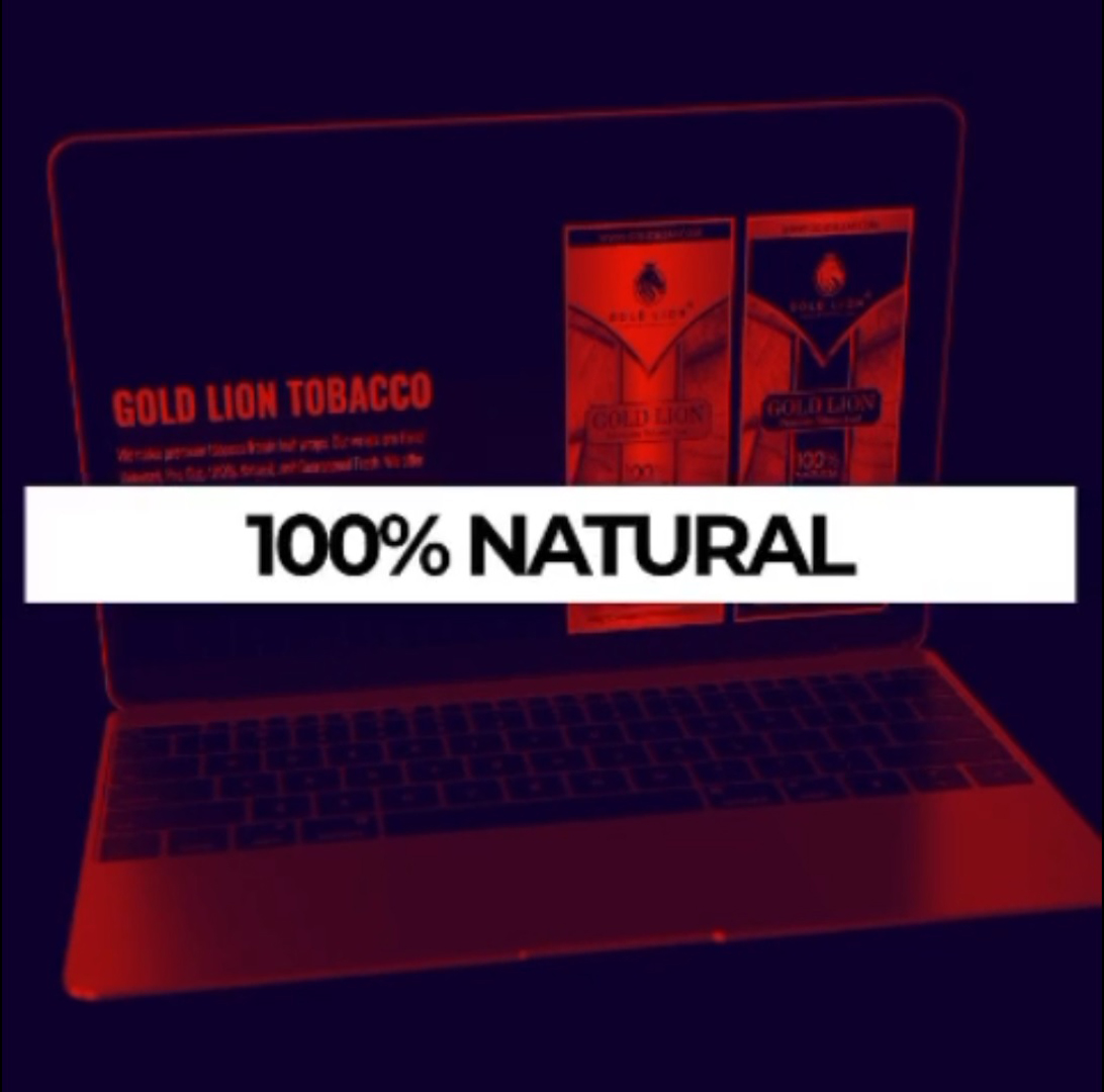 100% natural tobacco